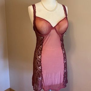 NWT French Affair chemise and thong